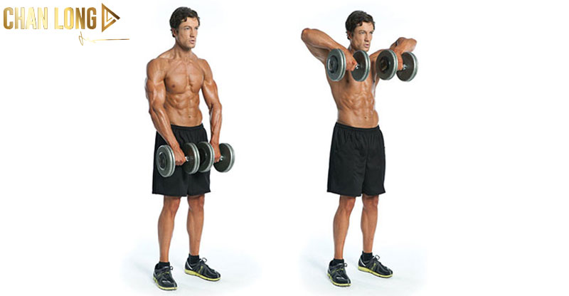 Tổng hợp các bài tập cầu vai đơn giản dễ thực hành 15 Dumbbell-Upright-Row