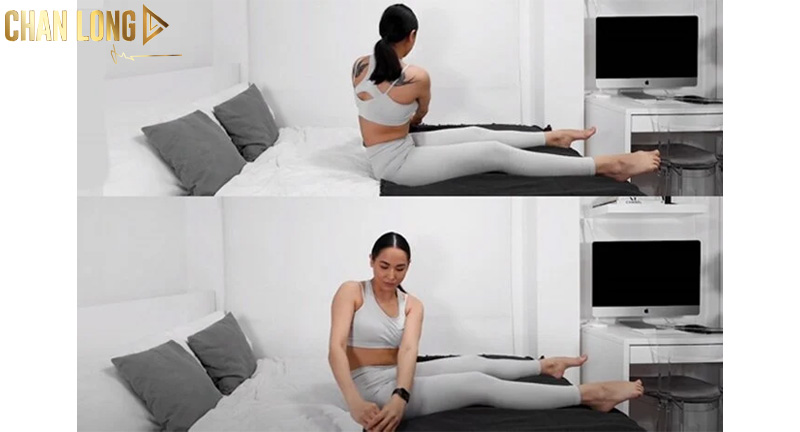 Bài tập thể dục trên giường giảm mỡ bụng trước khi đi ngủ 11 xoay-eo-tren-giuong